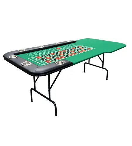 In stock !! 96" Roulette table w/ Tall folding metal legs - Image 2