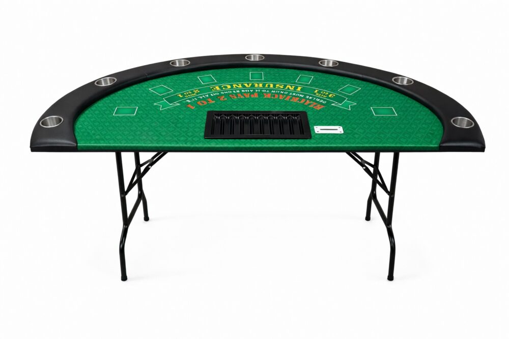 72 inch blackjack table with tall legs