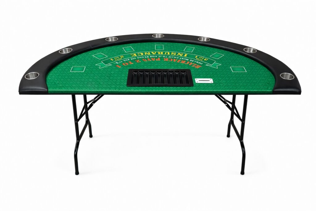 72 inch blackjack table with tall legs