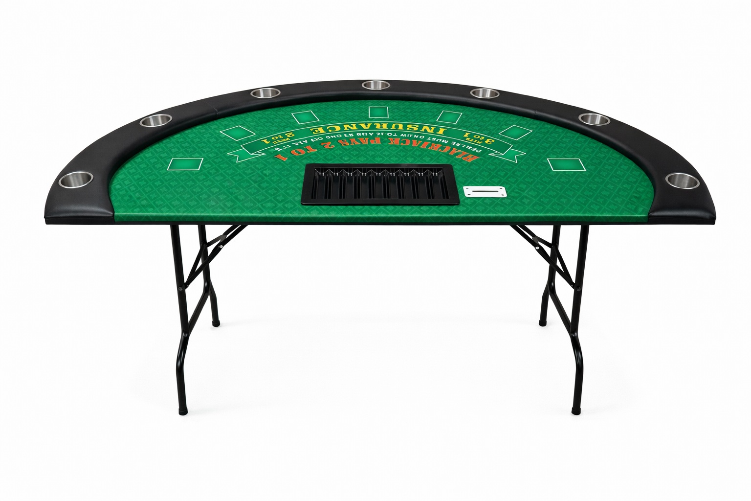 72 inch blackjack table with tall legs