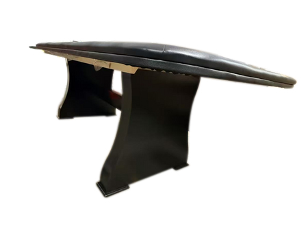 In stock !! 96" Roulette table w/ new 36" tall WS2 Wooden legs, black felt - Image 8