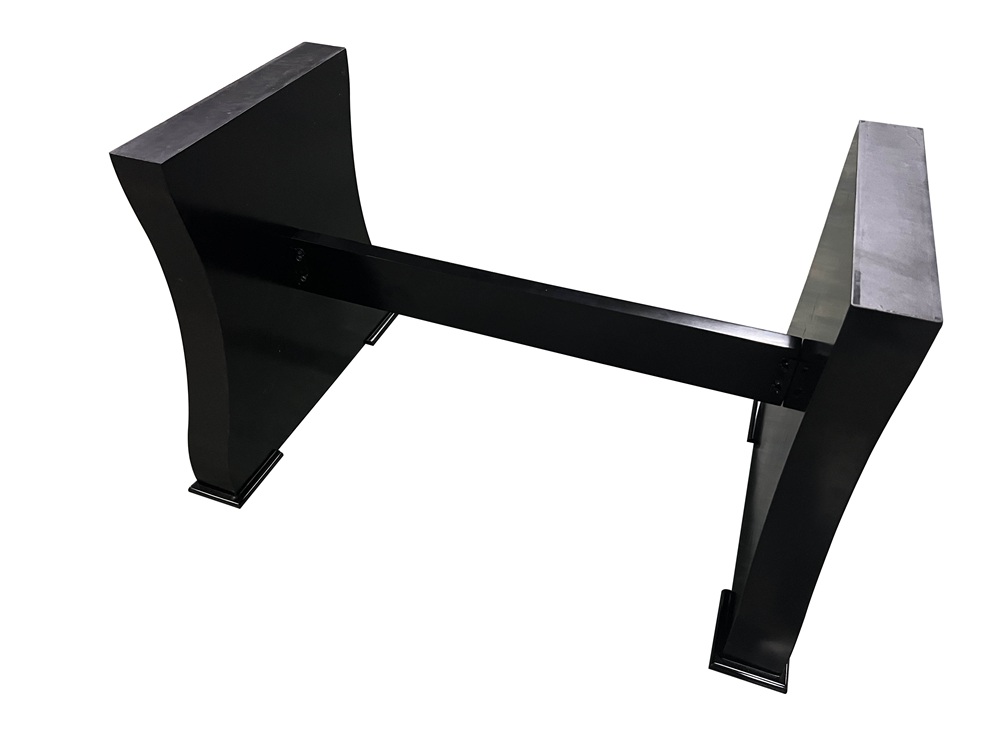 96" Roulette table w/ custom felt, folding metal legs - Image 10